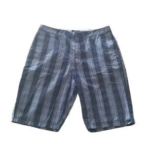 Vans Plaid Shorts Black & Gray Size 30